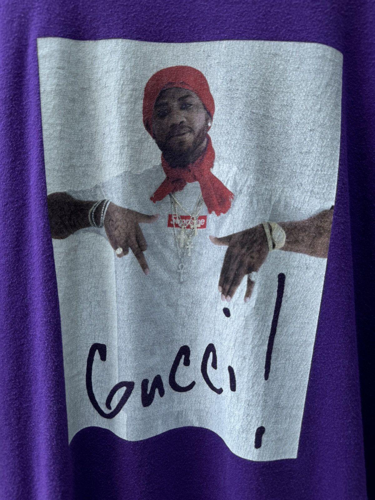 Supreme Supreme Gucci Mane Tee Purp FINAL PRICE DROP!!— Size US L / EU 52-54 / 3 - 2 Thumbnail