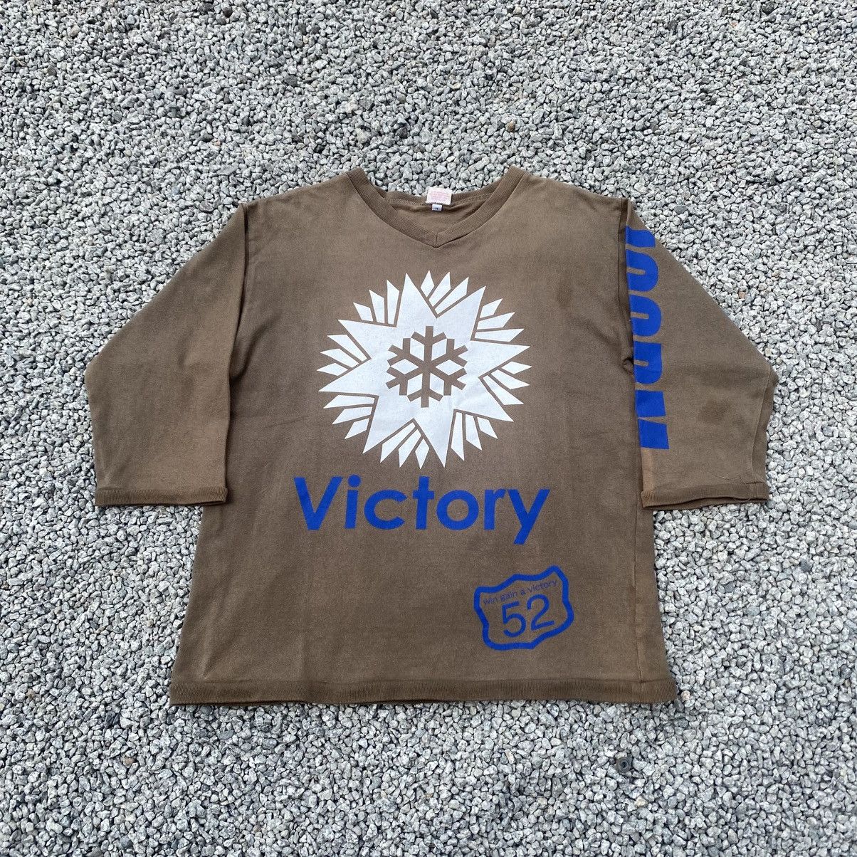 Japanese Brand Faded Brown RED PEANUTS SPORTWEAR 3Q Shirt Size US M / EU 48-50 / 2 - 1 Thumbnail