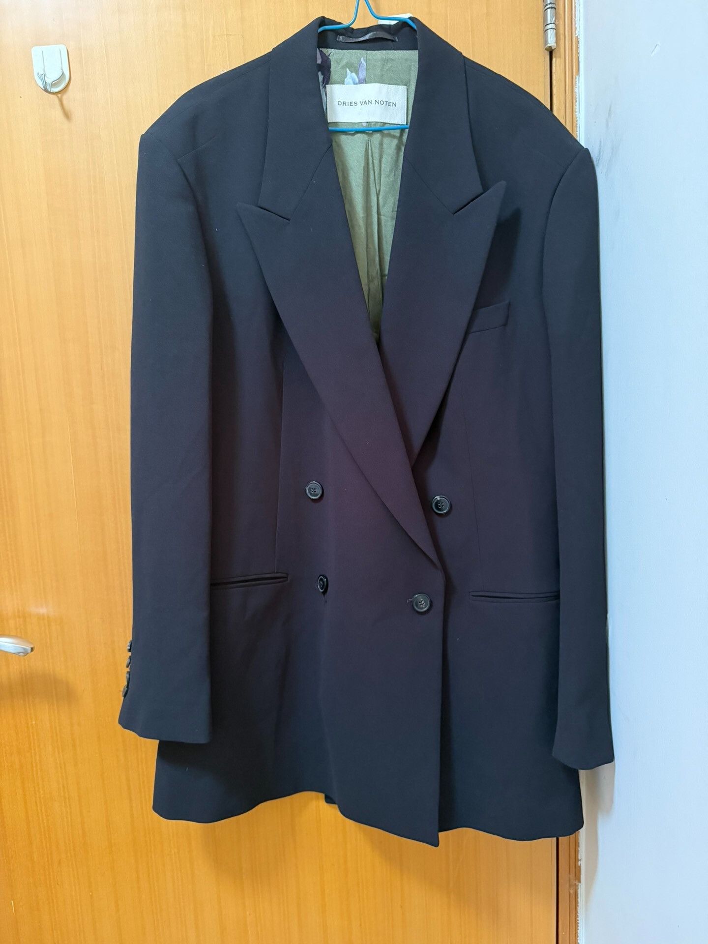 dries van noten double-breasted blazer