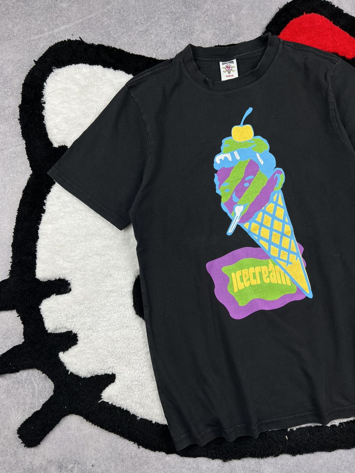 Billionaire Boys Club × Icecream × Japanese Brand Billionaire Boys Club Ice cream Big Logo Y2K Crazy Tee Shirt Size US M / EU 48-50 / 2 - 2 Thumbnail