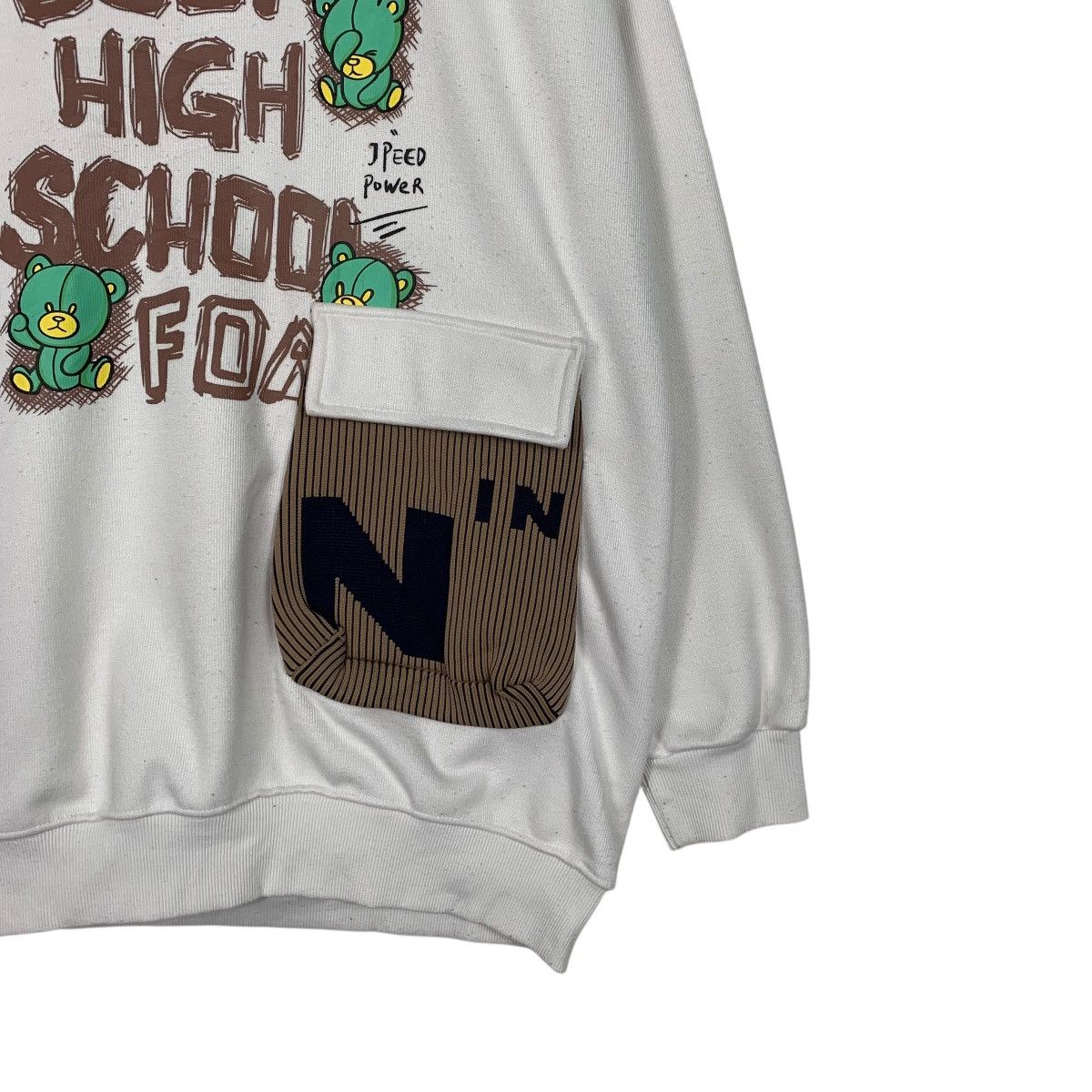 Japanese Brand South High School Crewneck Sweater Size 3XL / US 20-22 - 4 Thumbnail