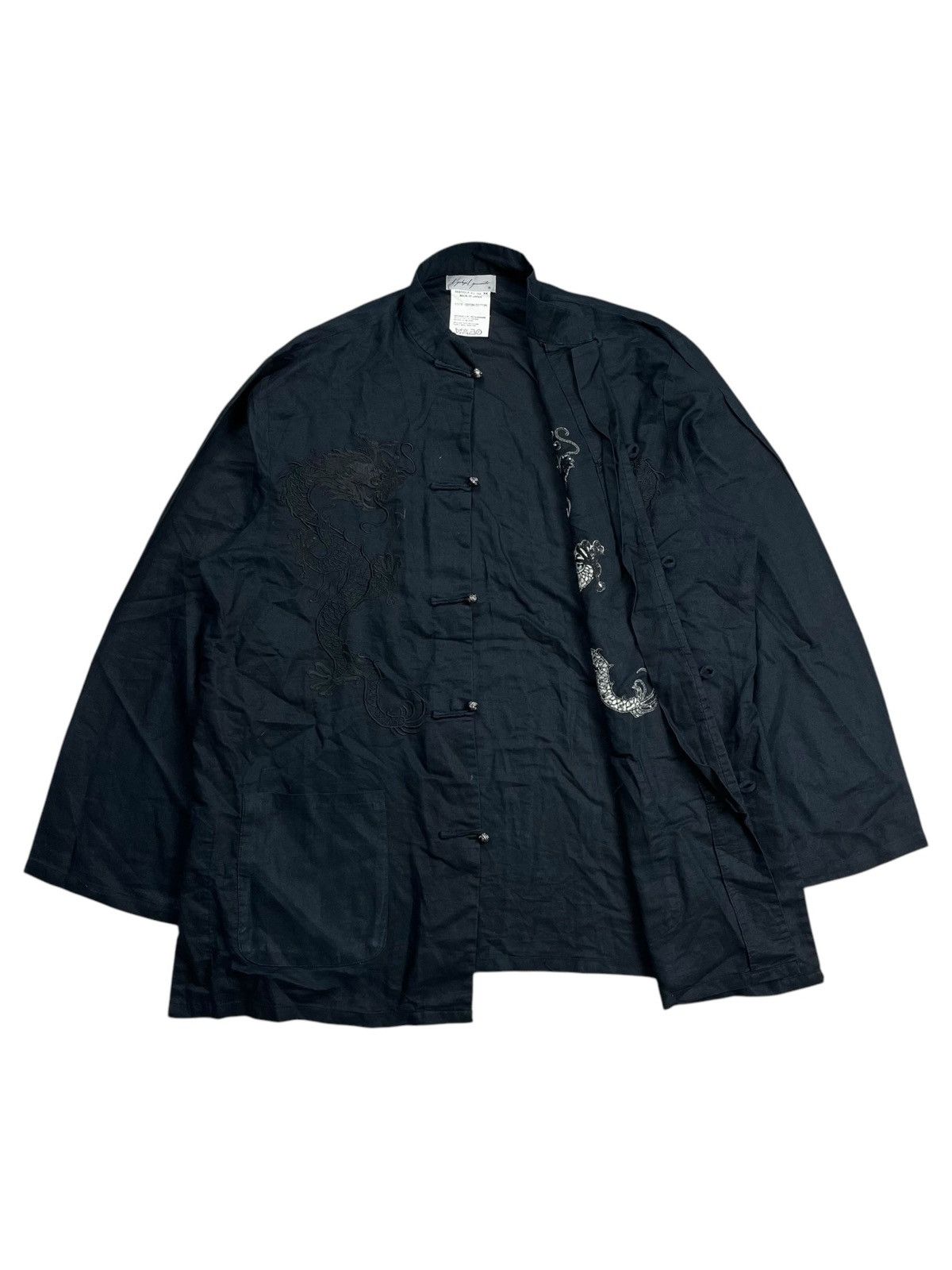 Yohji Yamamoto Yohji Yamamoto Mainline - Dragon Cheongsam Shirt Size US L / EU 52-54 / 3 - 2 Thumbnail