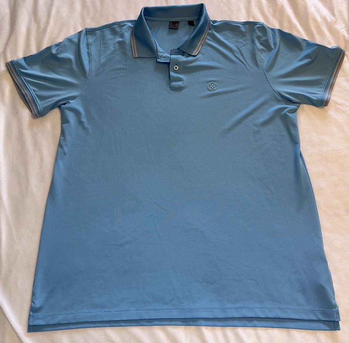 G/FORE G/Fore Men's Golf Polo Shirt Pacific Blue-Size XL Size US XL / EU 56 / 4 - 1 Thumbnail