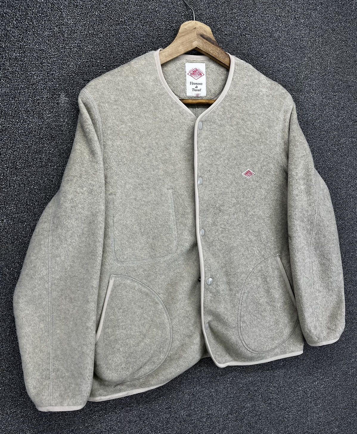 Danton Vintage Danton Ventement Fleece Button Up Rare Jacket Size XS / US 0-2 / IT 36-38 - 2 Thumbnail