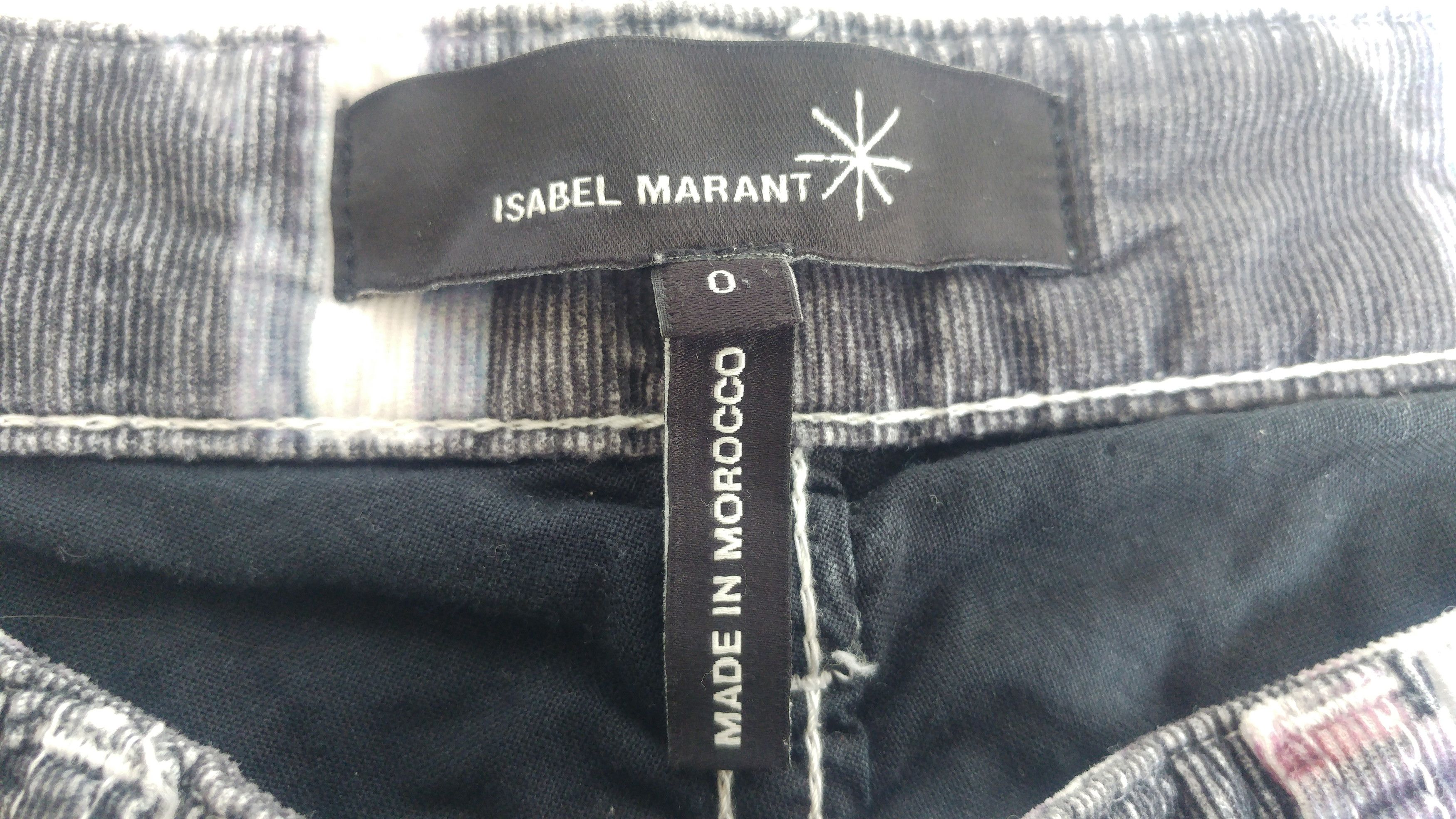 Isabel Marant multicolor light corduroy jeans Size 24" / US 00 / IT 34 - 16 Thumbnail