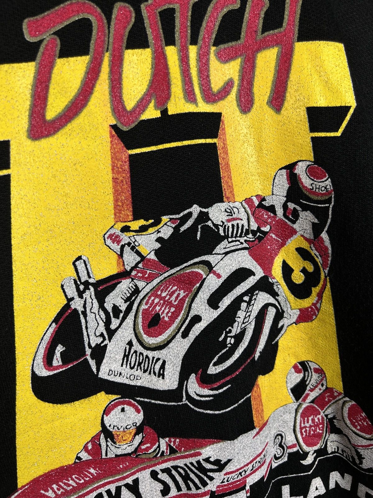Vintage 80s Vintage 1989 Dutch TT Assen Lucky Strike Racing Sweat Size US XL / EU 56 / 4 - 5 Thumbnail