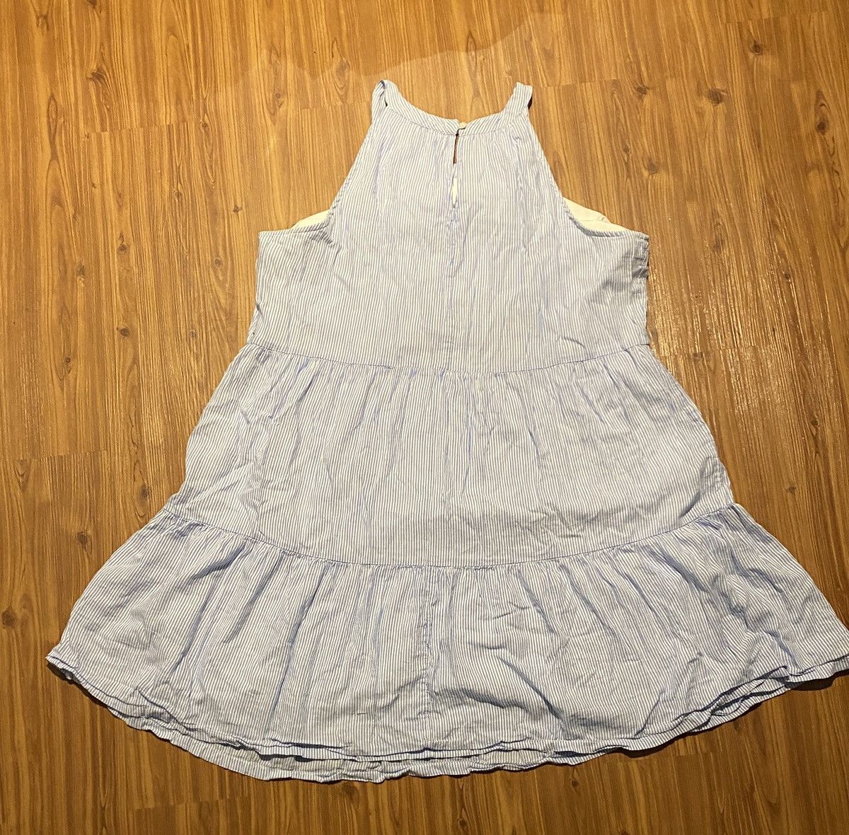 Old Navy Old Navy Striped Blue and White Midi Dress Size XL / US 12-14 / IT 48-50 - 2 Thumbnail