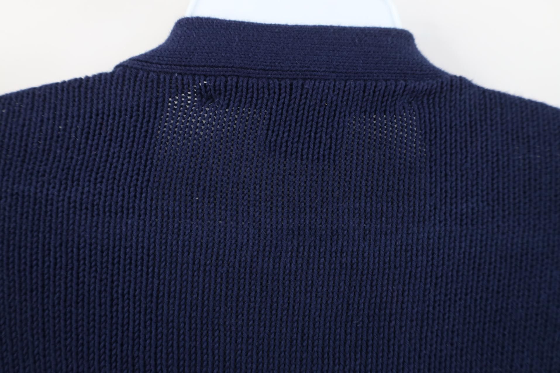 Polo Ralph Lauren Vintage 90s Ralph Lauren Crown Monogram Knit Sweater Size L / US 10 / IT 46 - 12 Thumbnail