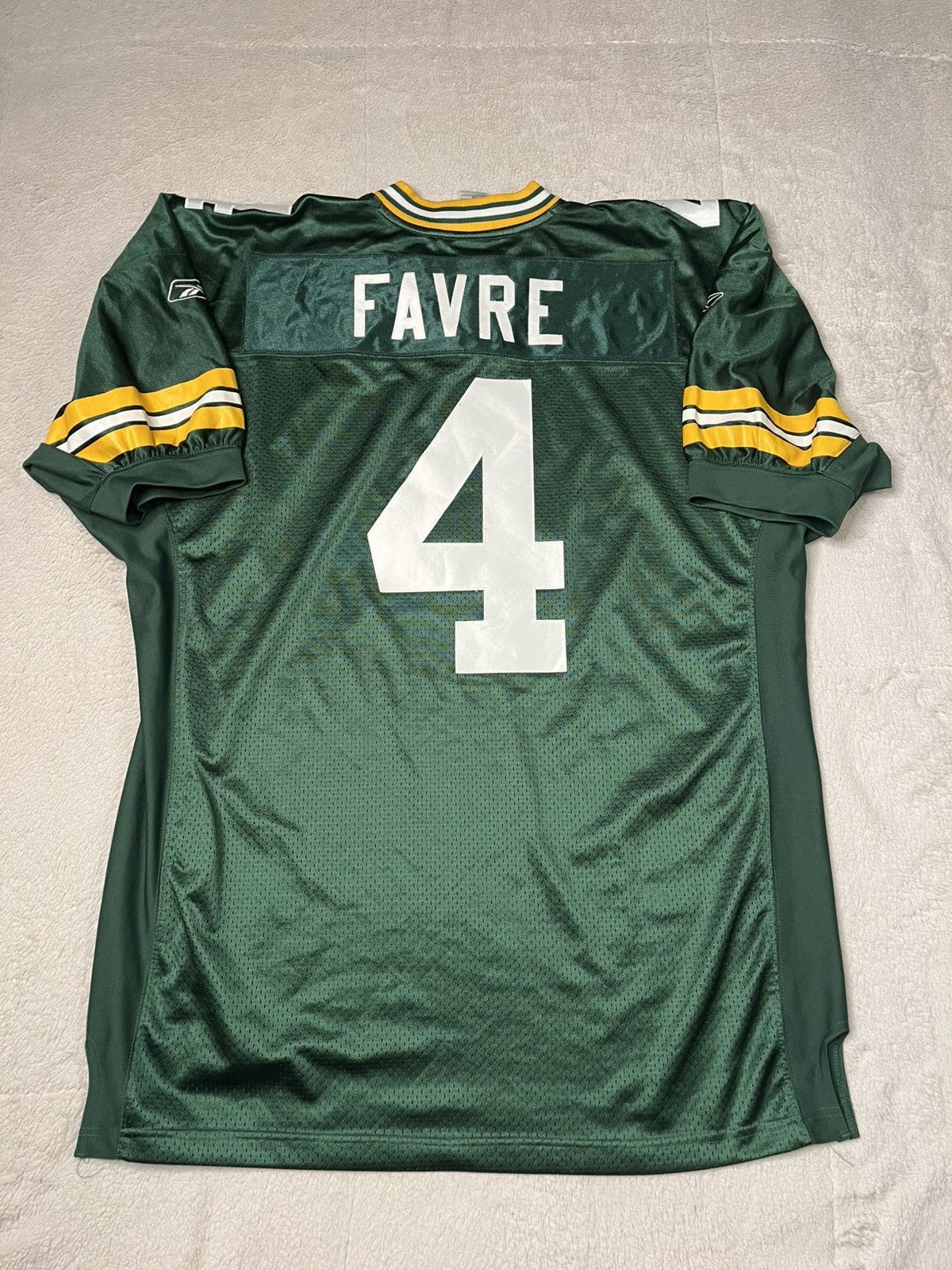 Reebok Reebok NFL Green Bay Packers Brett Farve Stitched Jersey Size US XXL / EU 58 / 5 - 5 Thumbnail