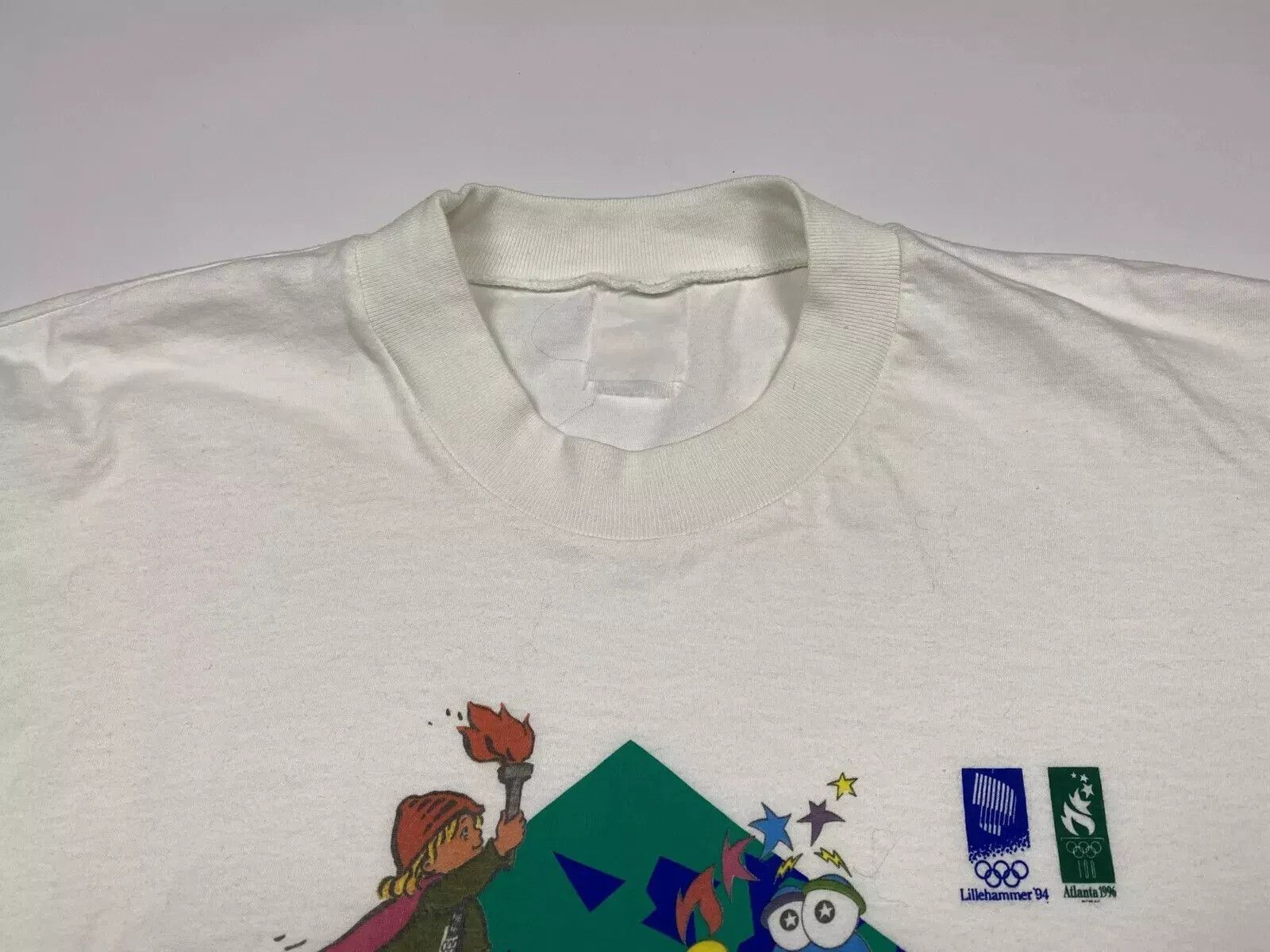 Vintage VINTAGE 1990s ATLANTA OLYMPIC 1996 TEE SHIRT OLYMPIC GAMES Size US M / EU 48-50 / 2 - 3 Thumbnail