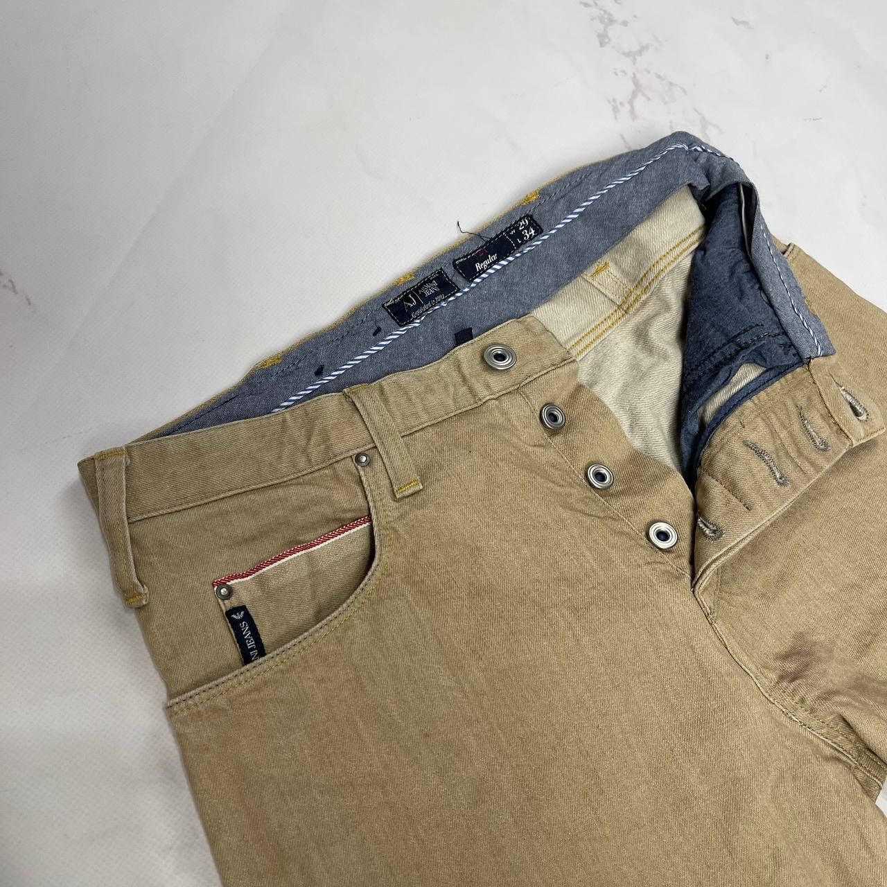 Armani Armani Jeans Metal Logo vintage y2k style size w29 Size US 29 - 5 Thumbnail