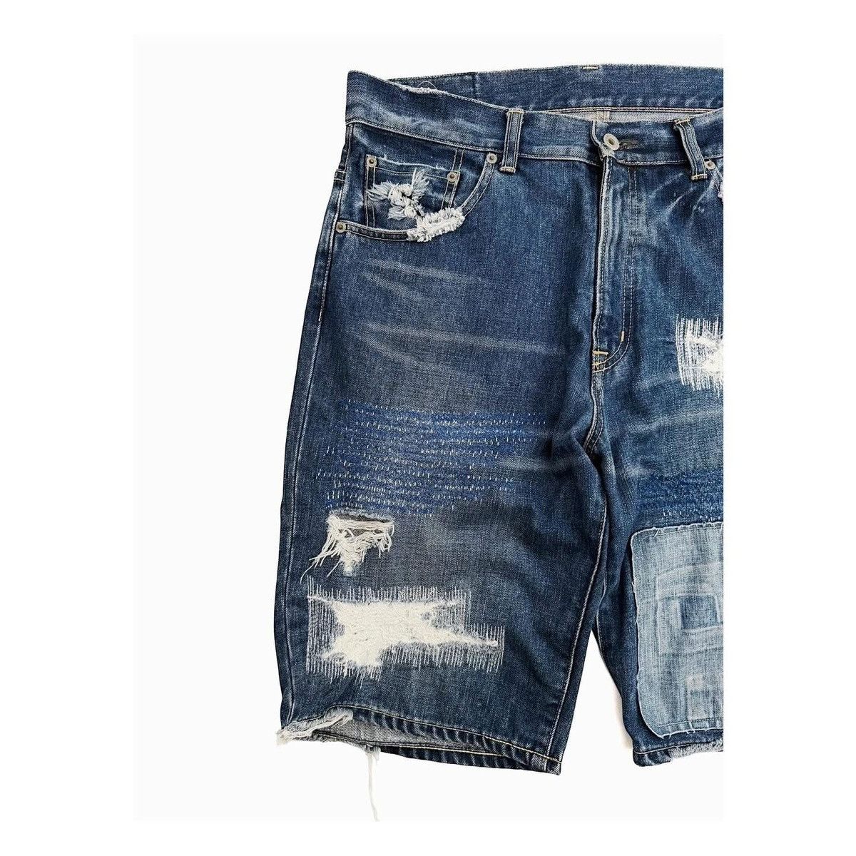 Designer × Japanese Brand × WHIZ LIMITED Whiz Limited Denim Shorts Size US 35 - 2 Thumbnail
