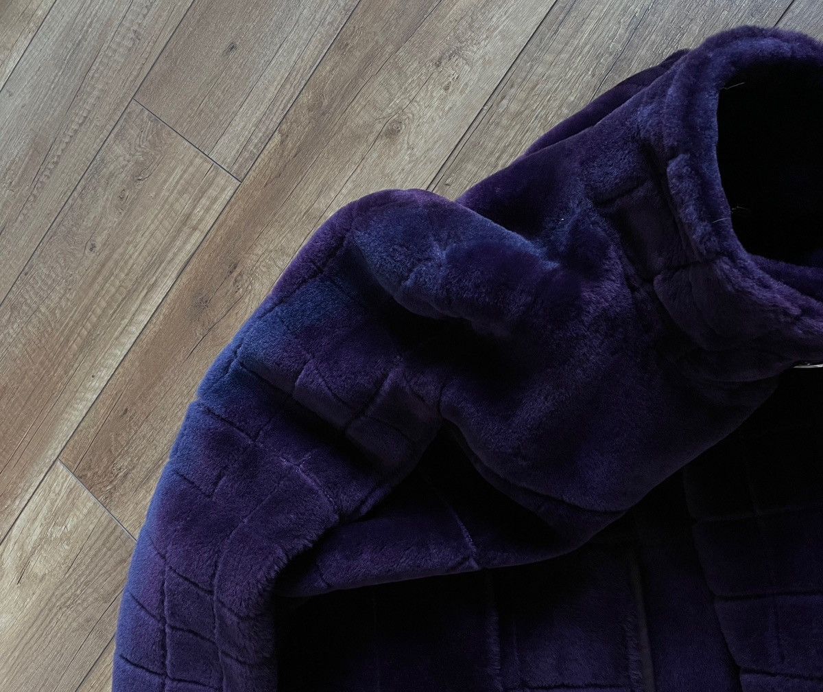Escada Escada Purple Quilted Real Fur B-3 Long Jacket Coat Size M / US 6-8 / IT 42-44 - 10 Thumbnail