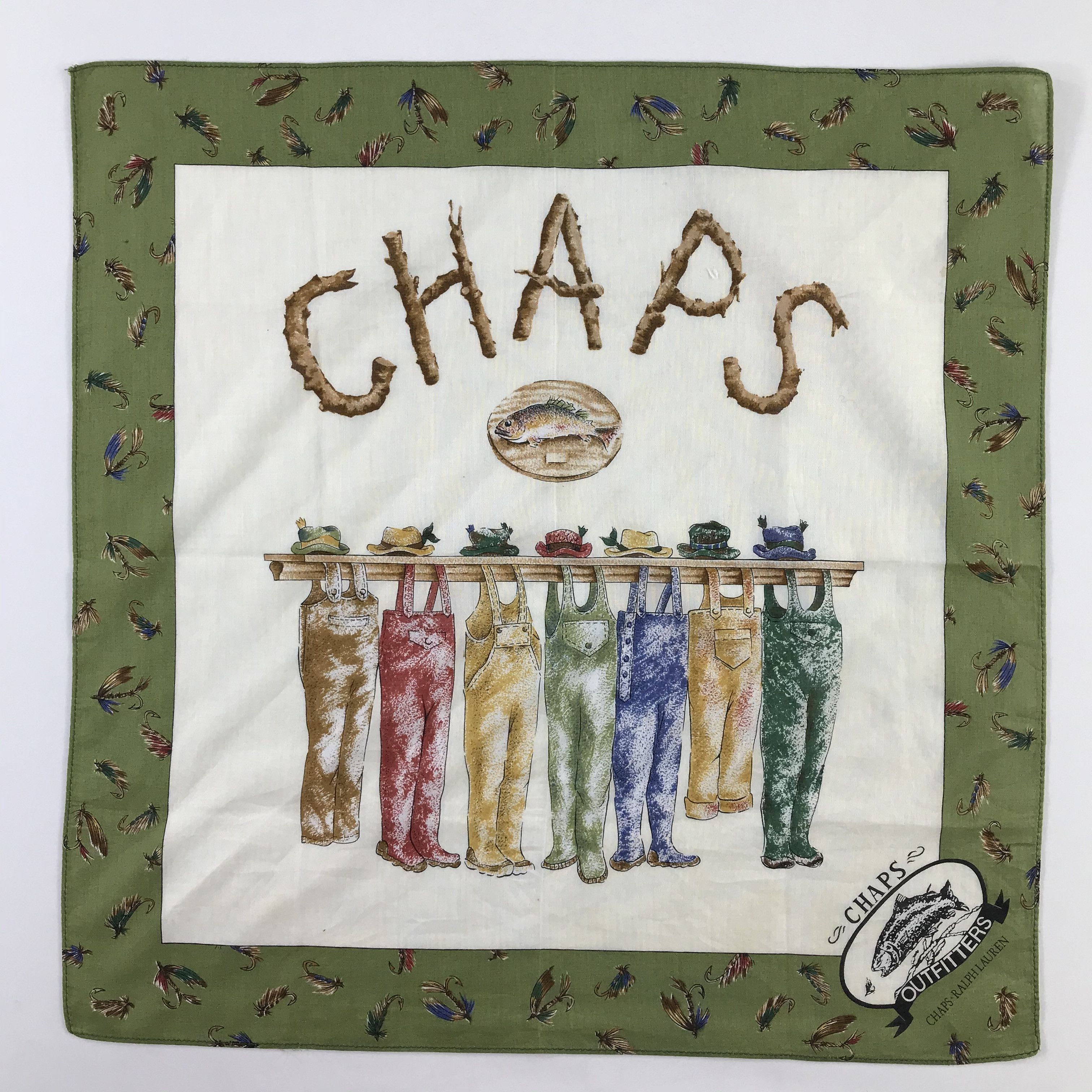 Chaps Ralph Lauren × Vintage Chaps Ralph Lauren Bandana / Handkerchief /Neckerchief -S857 Size ONE SIZE - 1 Thumbnail