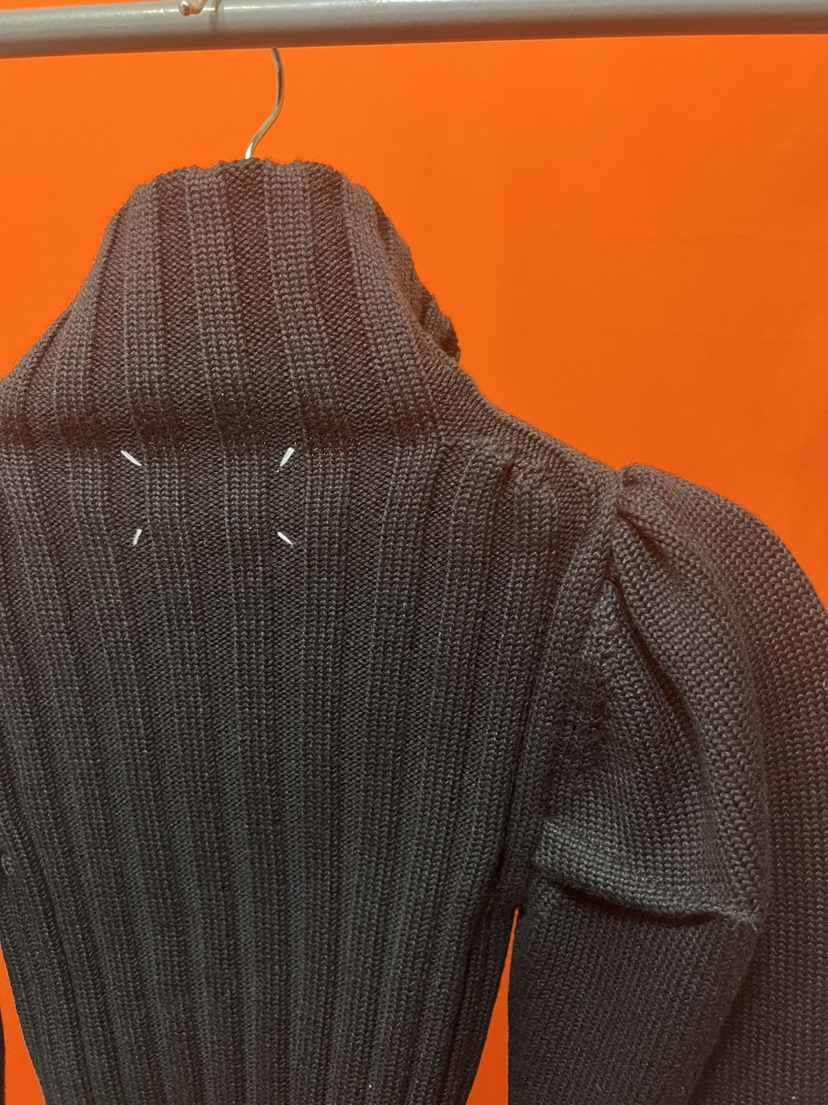 Maison Margiela MARGIELA ARCHIVES A/H1990-91 heavy knit bomber Size S / US 4 / IT 40 - 3 Thumbnail