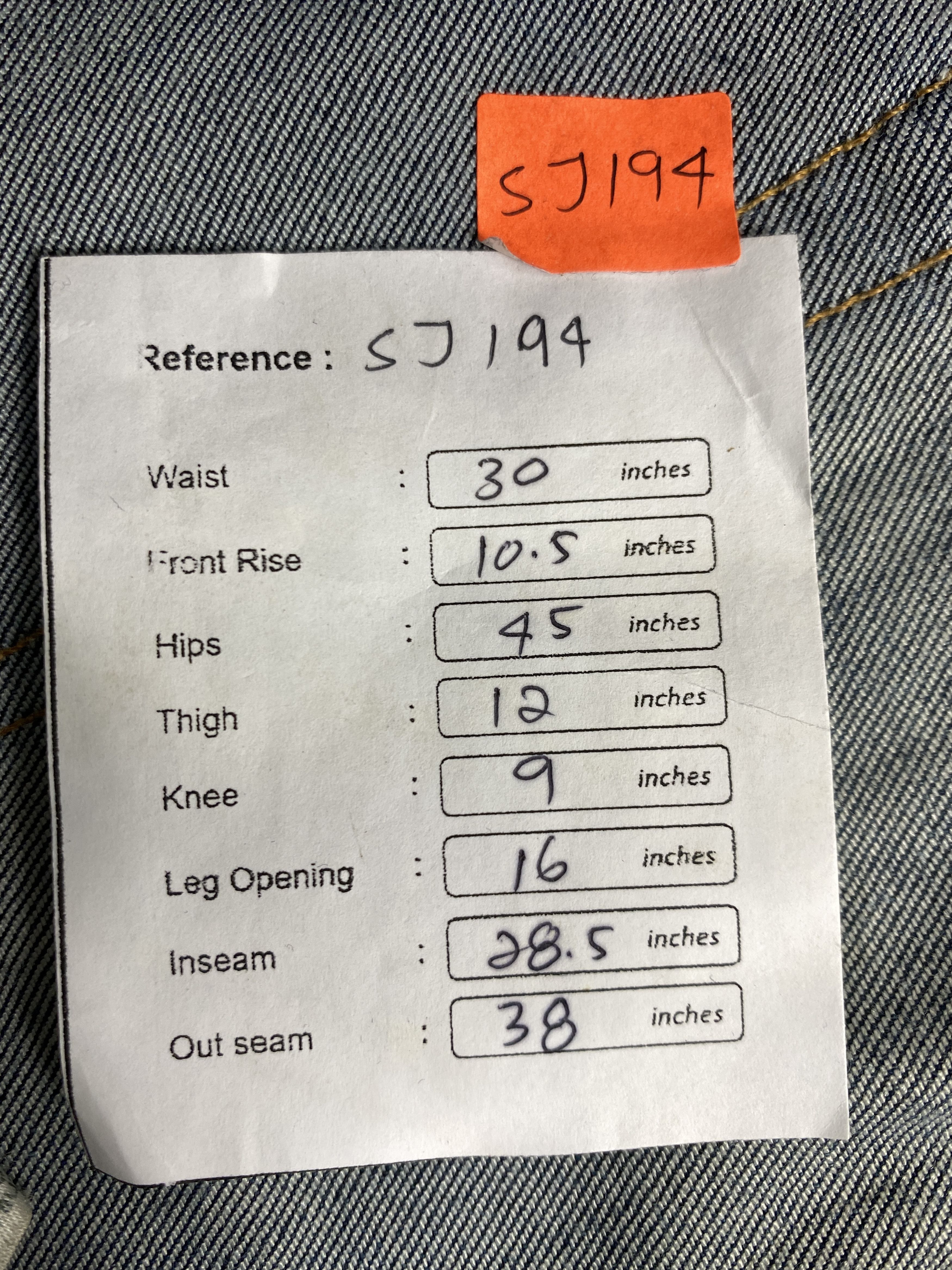 Levi's Distressed Blue Levi's 505 Jeans 30x28.5 Denim SJ194 Size US 30 / EU 46 - 8 Thumbnail