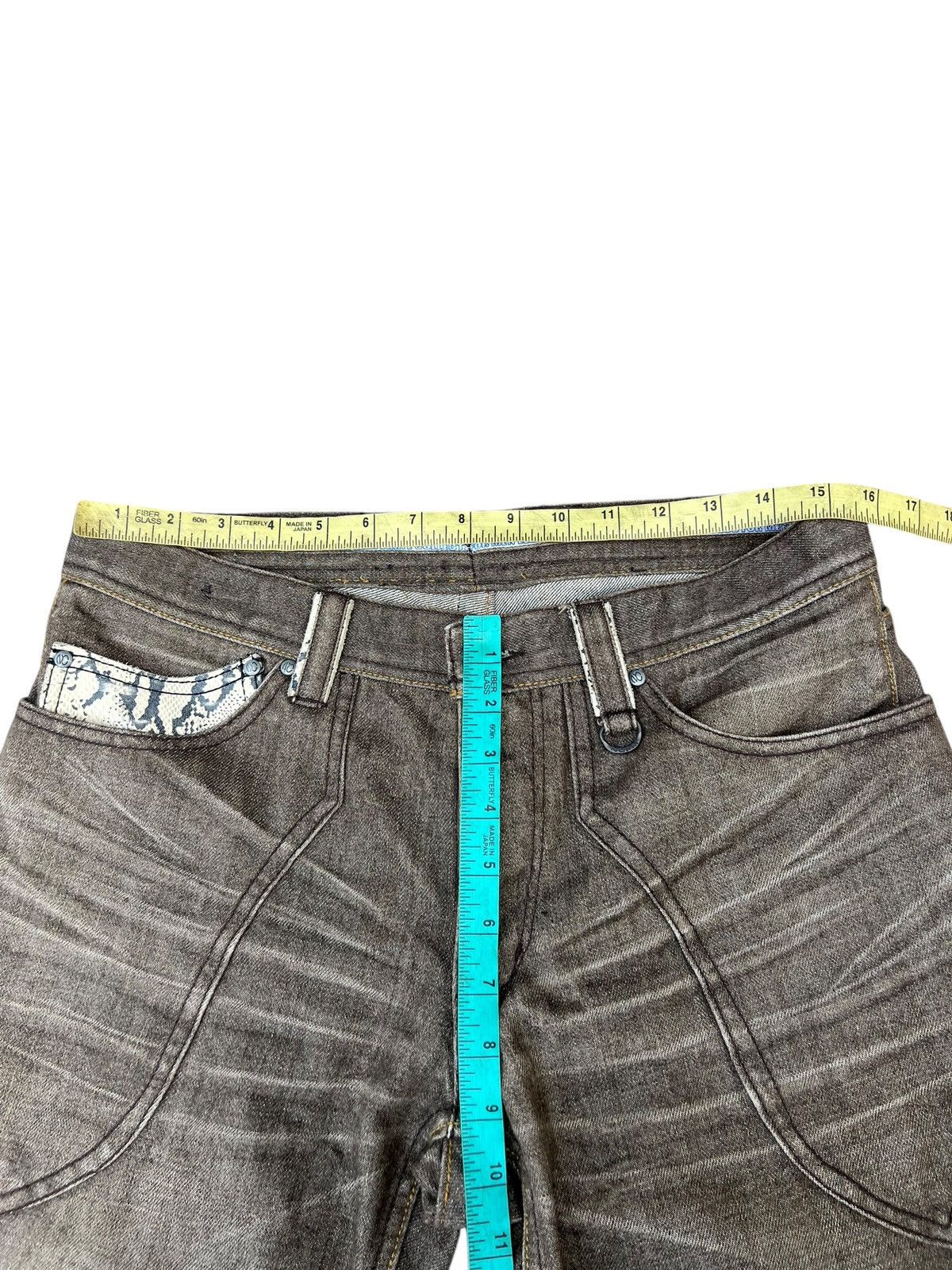 Japanese Brand Nicole Club For Men Japan Hybrid Denim Bootcut Jeans Size US 30 / EU 46 - 2 Thumbnail