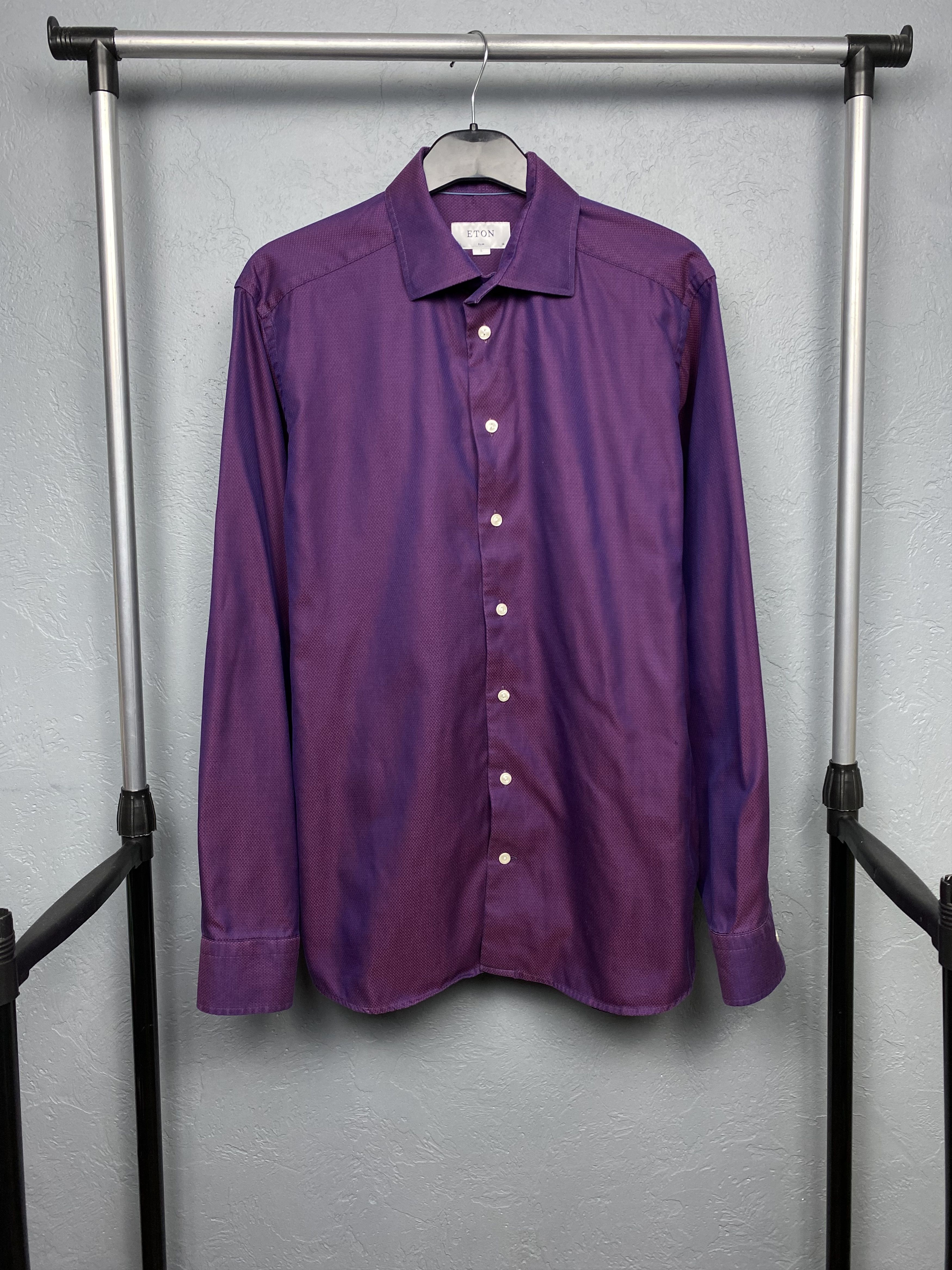 Eton Eton Vintage Mens Long Sleeve Shirt Size US L / EU 52-54 / 3 - 1 Thumbnail