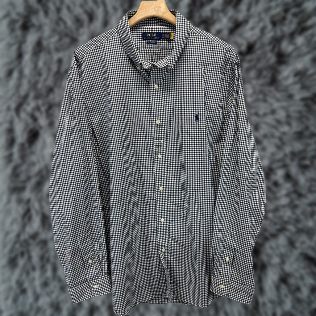 Polo Ralph Lauren Polo Ralph Lauren Button-Down Shirt Men’s 2XL Plaid Classic Fit Multicolor Button-Up Long Sleeve Size US XXL / EU 58 / 5 - 1 Thumbnail