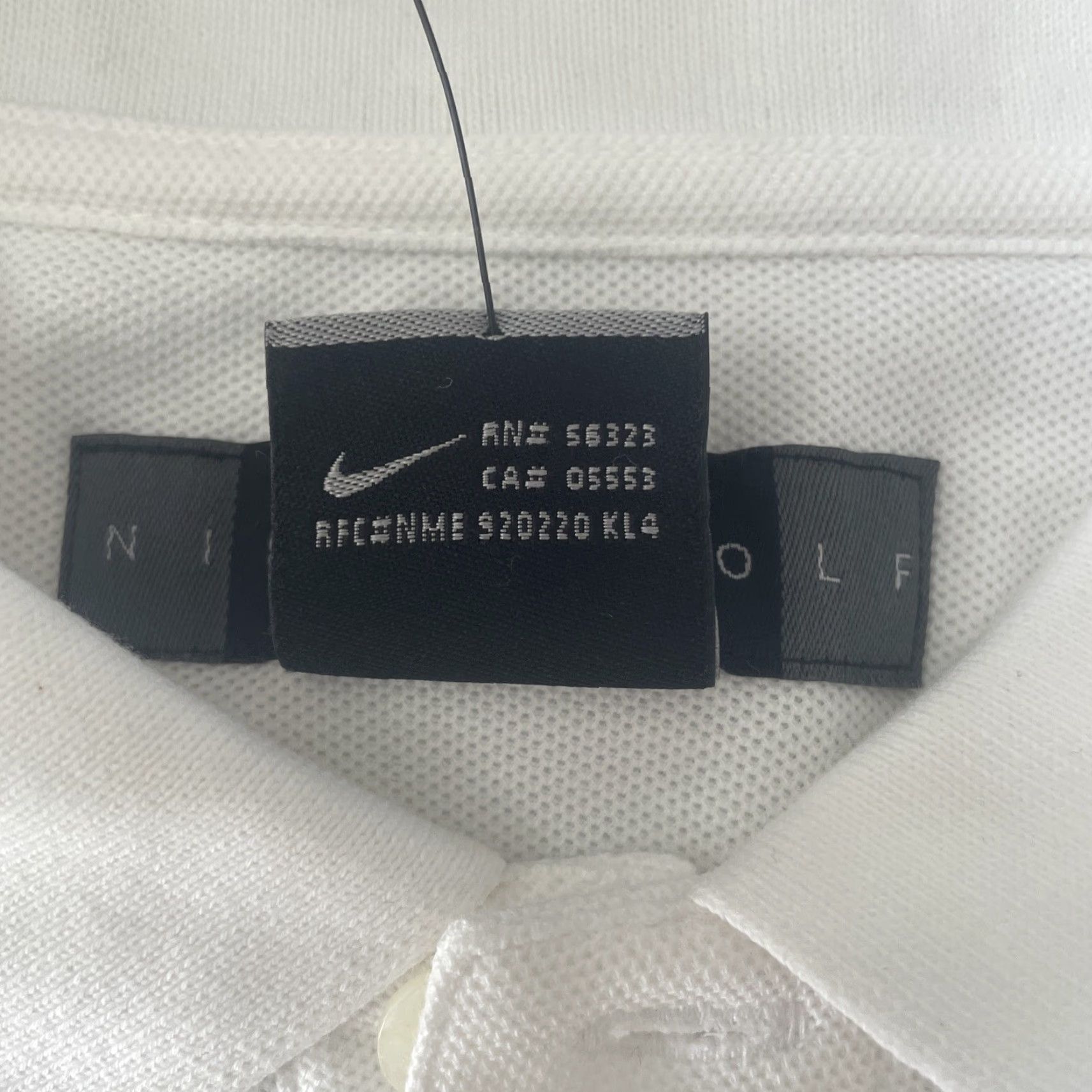 Nike VINTAGE Nike Polo Shirt Mens S White Knit Short Sleeve Logo 90s Y2K Golf Deadstock Size US S / EU 44-46 / 1 - 5 Thumbnail