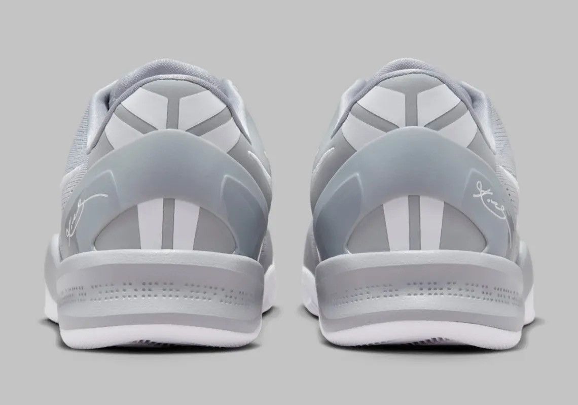 Nike 2024 NIKE KOBE 8 PROTRO WOLF GREY/WHITE (10.5) Size US 10.5 / EU 43-44 - 6 Thumbnail