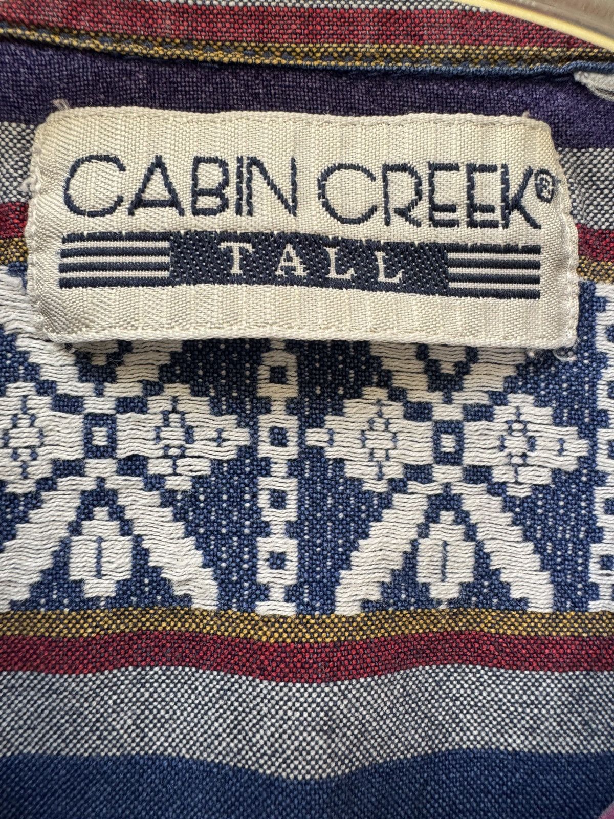 Vintage Cabin Creek M-L Tall button up vintage 90s southwestern geo Size M / US 6-8 / IT 42-44 - 5 Thumbnail