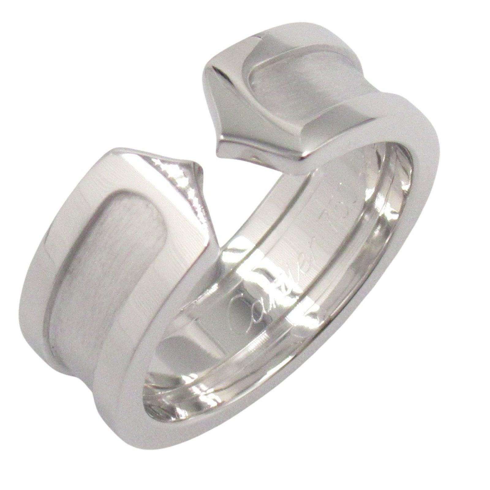 Cartier Cartier C2 Ring K18Wg (White Gold) Silver Size ONE SIZE - 1 Thumbnail