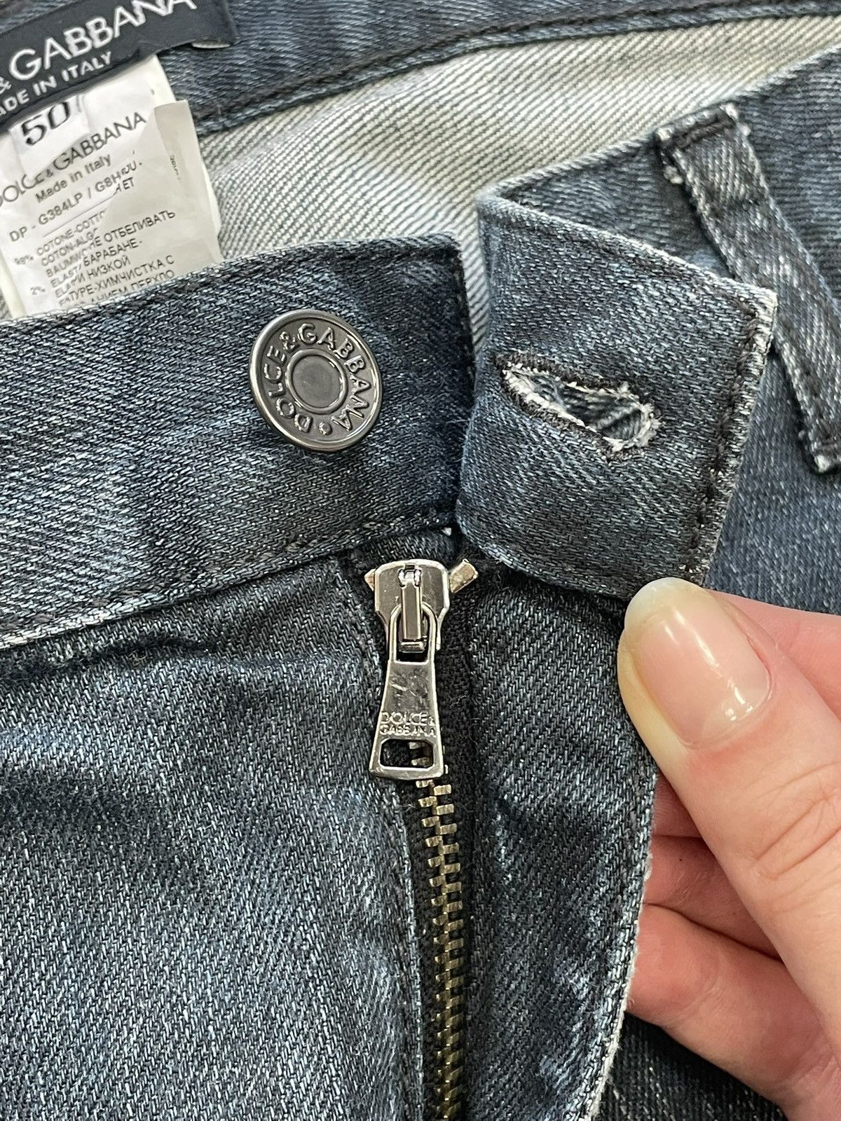 Dolce & Gabbana Dolce gabbana cargo jeans y2k distressed Size US 32 / EU 48 - 5 Thumbnail