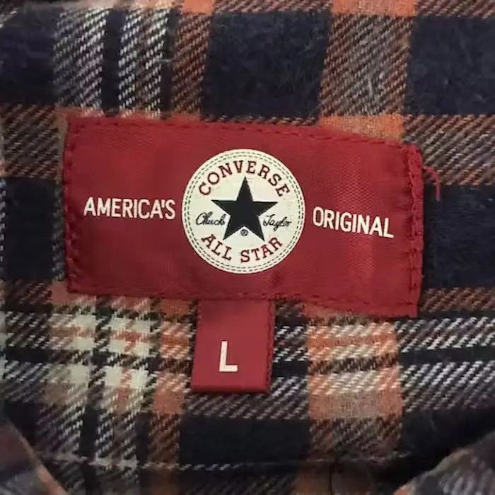 Converse Converse Plaid Tartan Flannel Shirt Size US L / EU 52-54 / 3 - 5 Thumbnail