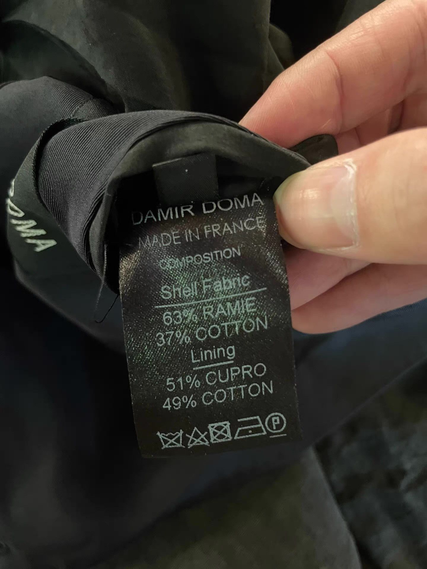 Damir Doma DAMIR DOMA 2011SS Grey-Black Single-Breasted Blazer Ｑ25 Size 44R - 4 Thumbnail