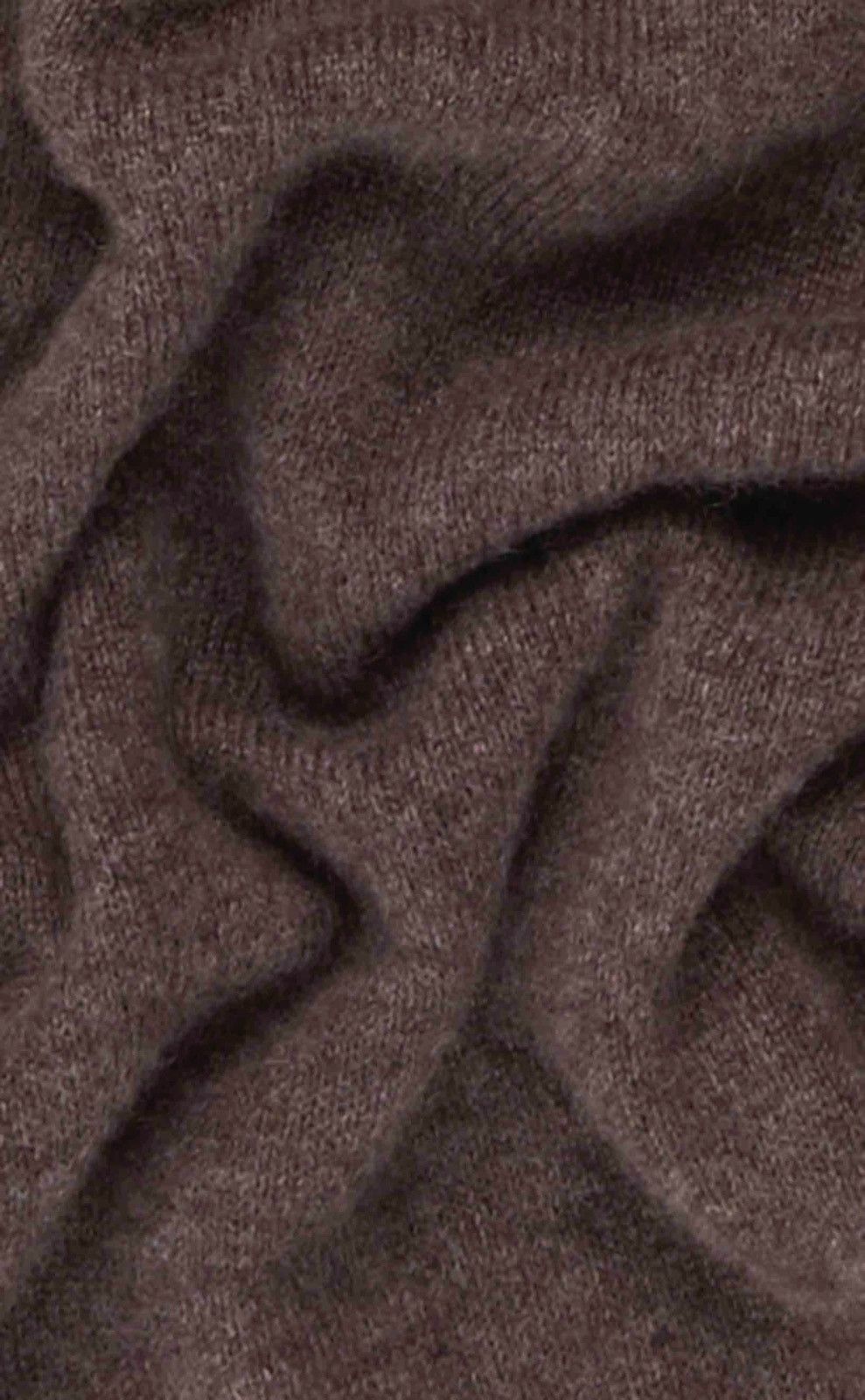 Spier & Mackay Dark Brown Cashmere Long Sleeve Polo Size US L / EU 52-54 / 3 - 2 Thumbnail