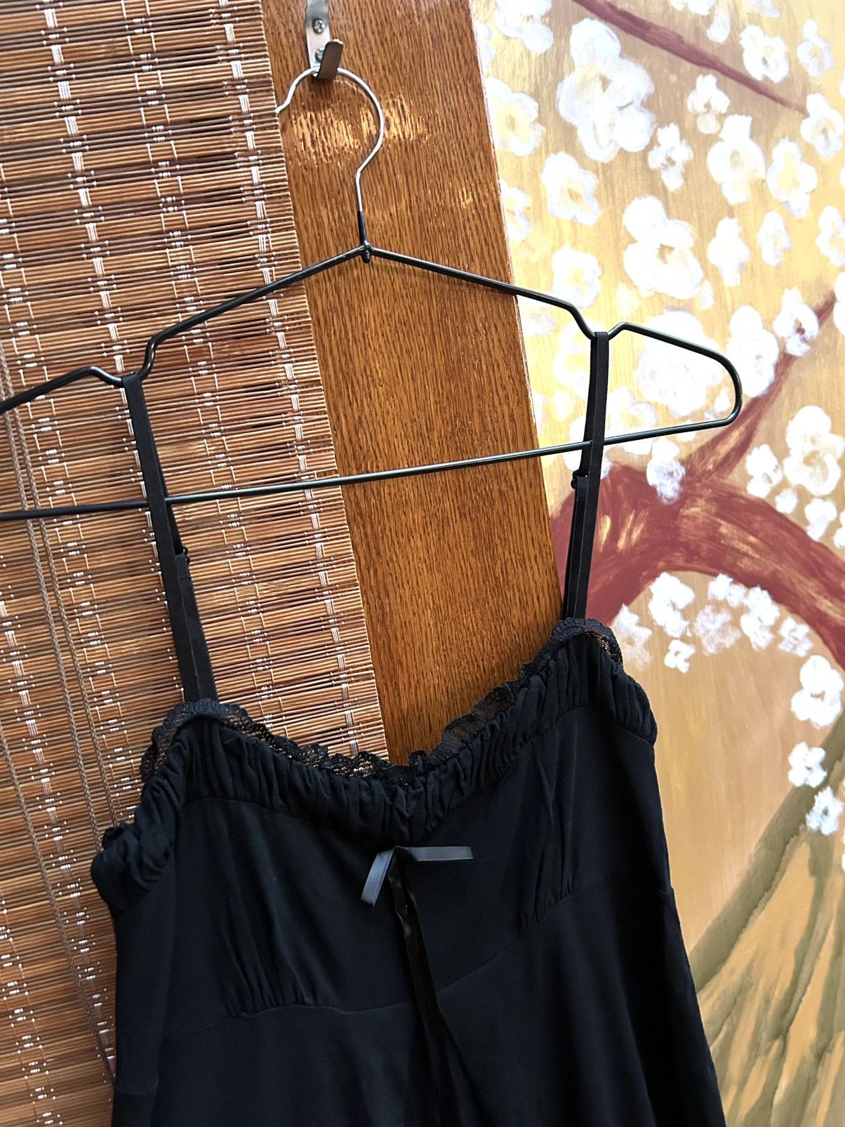 Morgan De Toi Y2K Morgan de Toi Black Camisole Rhinestone Hearst Top XS Size XS / US 0-2 / IT 36-38 - 4 Thumbnail