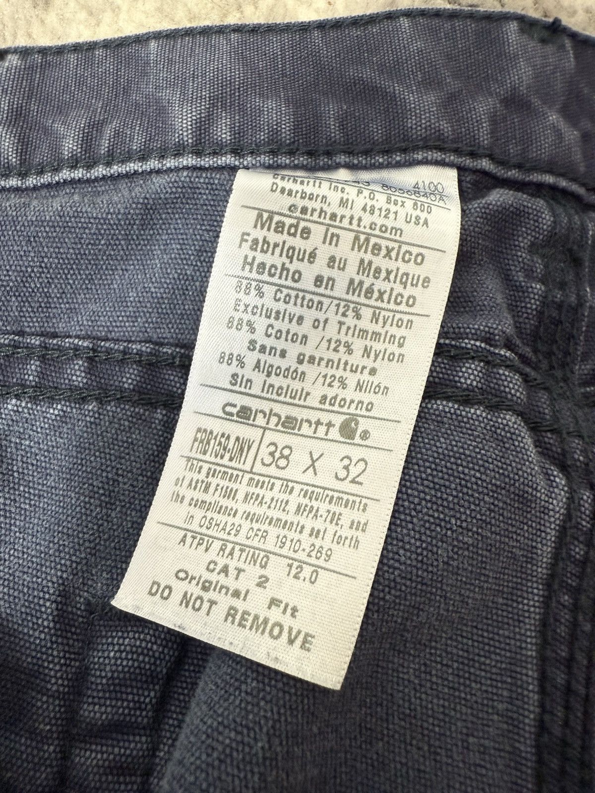 Carhartt Vintage Carhartt FR Canvas Workwear Pants Size US 38 / EU 54 - 4 Thumbnail