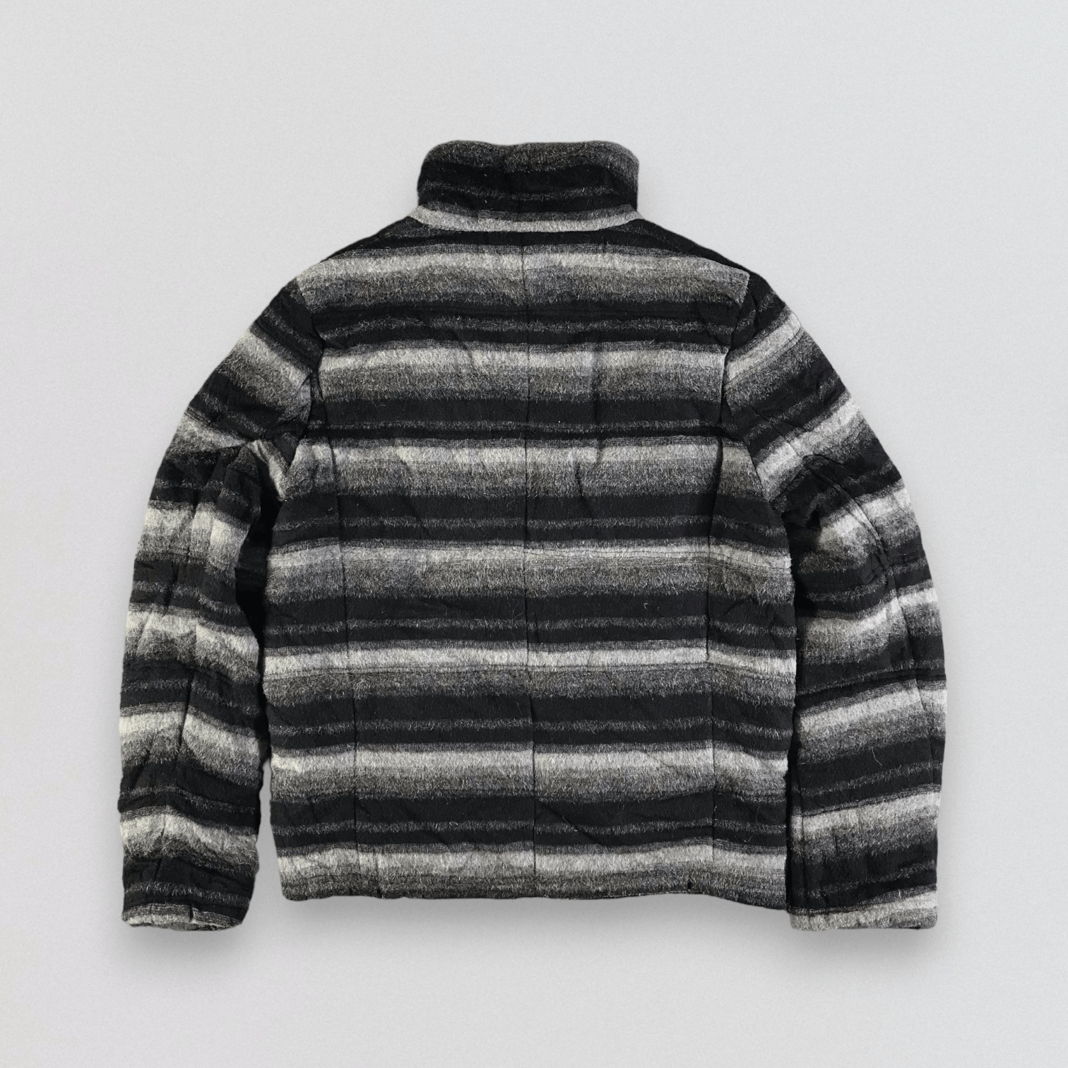 Japanese Brand DOWBL Stripe Wool Jacket Size US S / EU 44-46 / 1 - 3 Thumbnail