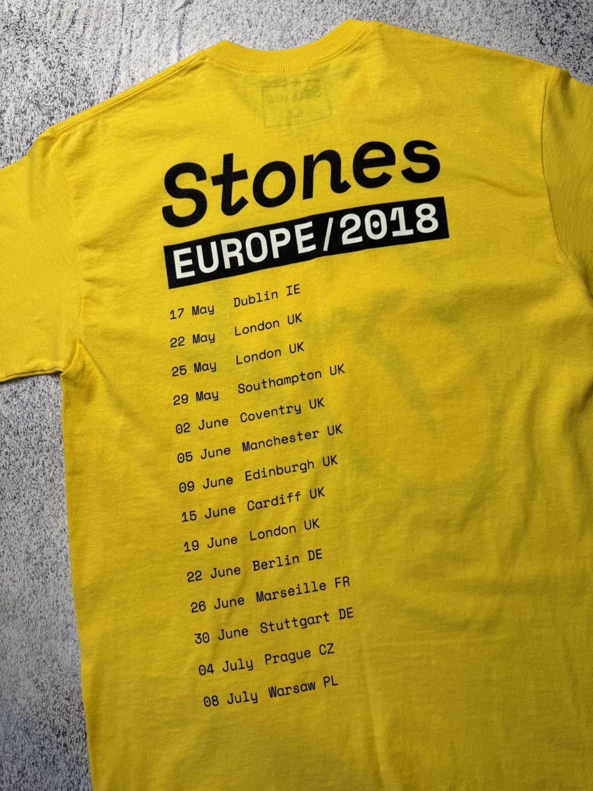 Band Tees Vintage The Rolling Stones Europe Tour 2018 Size US M / EU 48-50 / 2 - 18 Thumbnail