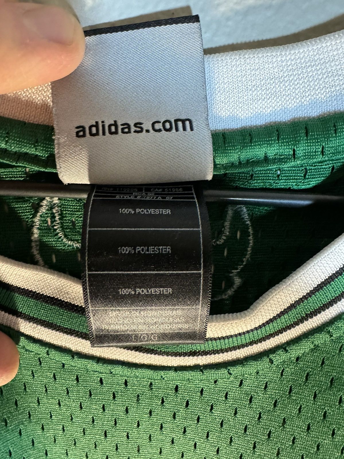 Adidas × NBA 🍀 VERY Rare game issued Ben Wallace Chicago Bulls Jersey 🍀 Size US L / EU 52-54 / 3 - 8 Thumbnail