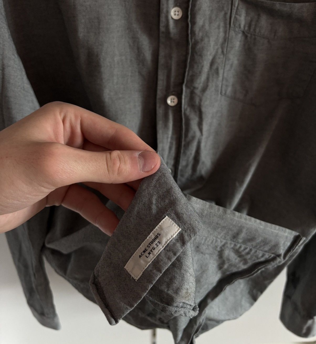 Acne Studios Acne Studios Button Up Shirts Isherwood OX Size US L / EU 52-54 / 3 - 4 Thumbnail