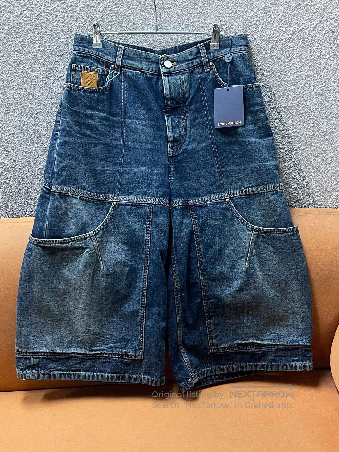 Louis Vuitton Louis Vuitton x Nigo Denim Shorts. Size US 29 - 1 Thumbnail