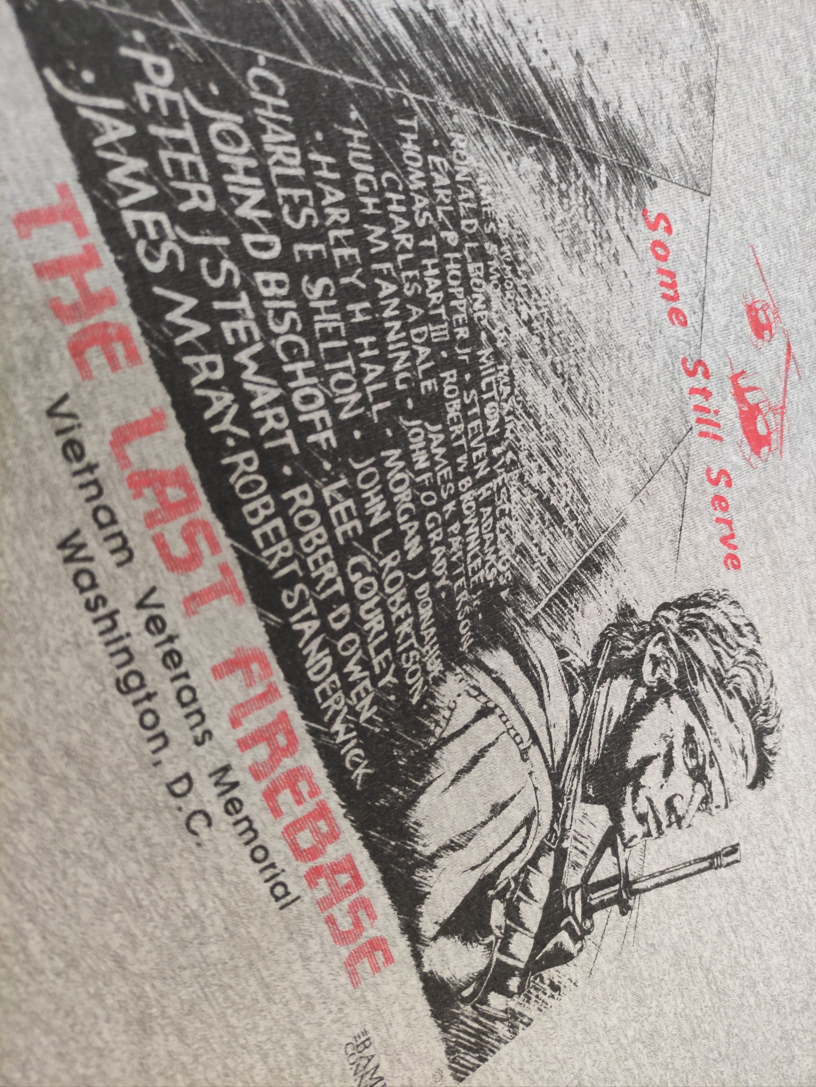 Vintage Vietnam Veterans Memorial T Shirt Vintage 80s Single Stitch Size US XL / EU 56 / 4 - 11 Thumbnail
