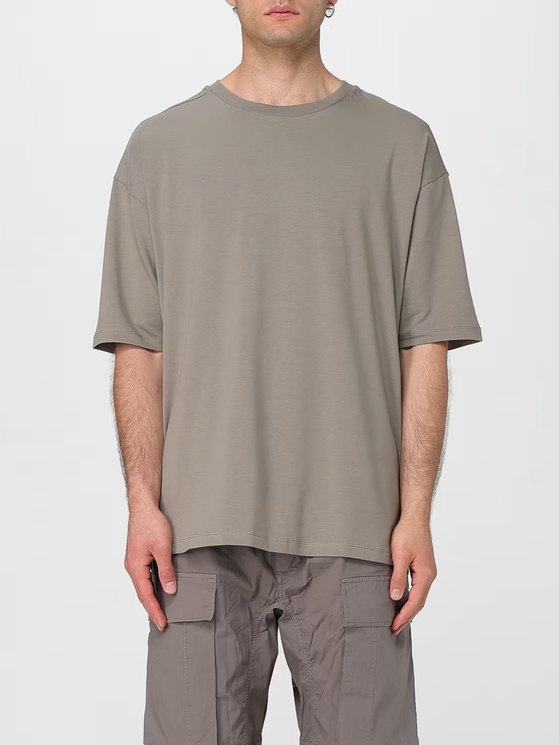 Thom Krom Thom Krom Brown Beige Rock T-Shirt Cotton Modal Size M Size US M / EU 48-50 / 2 - 2 Thumbnail