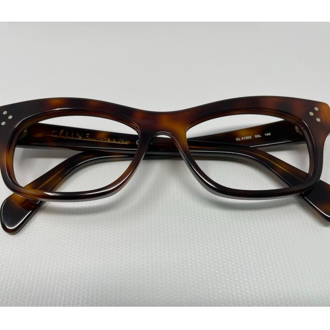 Celine CELINE CL41303 Glasses Frames Only Tortoise Size ONE SIZE - 1 Thumbnail