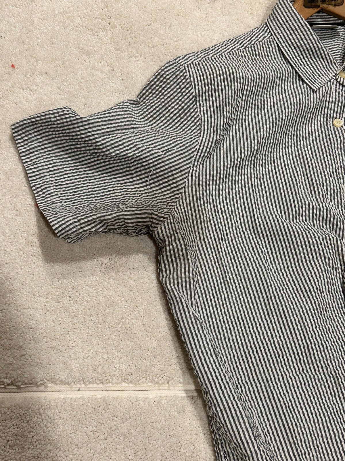 The Hundreds 2010 The Hundreds Bomb searsucker button up polo Size US L / EU 52-54 / 3 - 10 Thumbnail