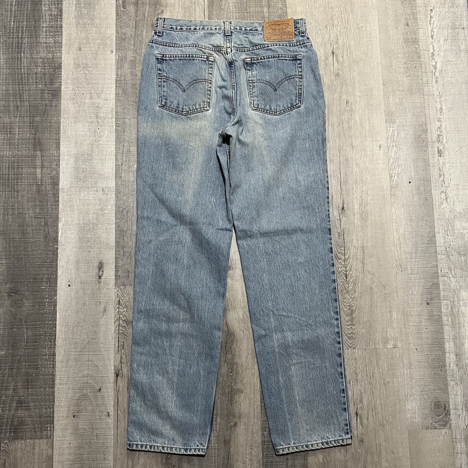 Levi's VTG Levis 512 Womens Faded Jeans 90s Denim Size 32x32 Size 36" / US 14 / IT 50 - 2 Thumbnail