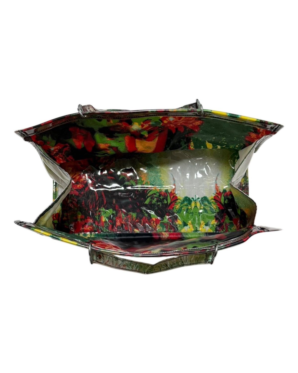 Jean Paul Gaultier JEAN PAUL GAULTIER S/S 2000 Psychedelic Face Print PVC Bag Size ONE SIZE - 5 Thumbnail