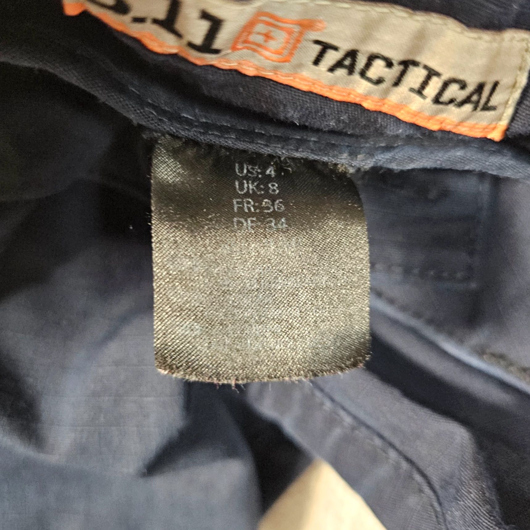 Vintage 5.11 Tactical Pants Adult Size 4 Blue Cargo Straight Leg Outdoor Workwear Womens Size 27" / US 4 / IT 40 - 4 Thumbnail
