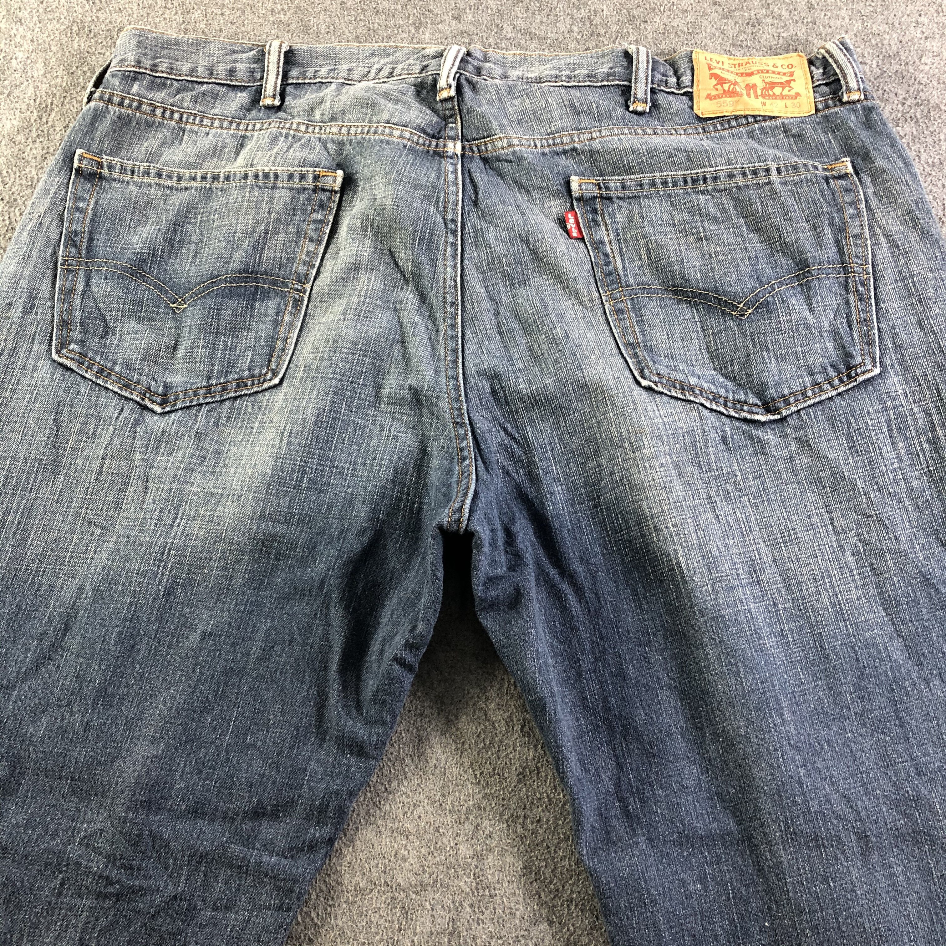 Levi's Vintage Blue Wash Levis 559 Jeans-J4180 Size US 43 - 4 Thumbnail