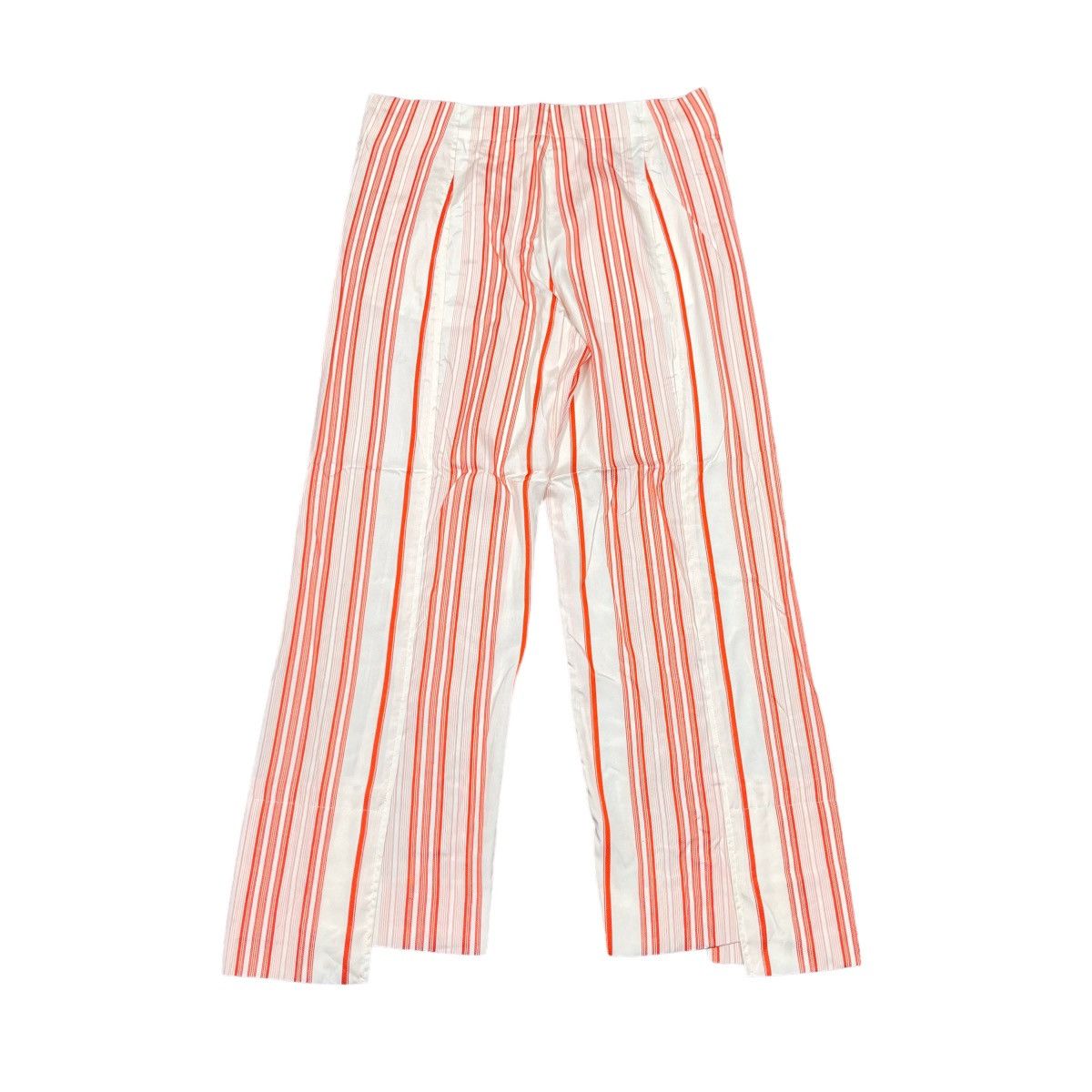 Jil Sander Jil Sander Silk Trousers Striped Cropped Made In Italy Size 30" / US 8 / IT 44 - 9 Thumbnail