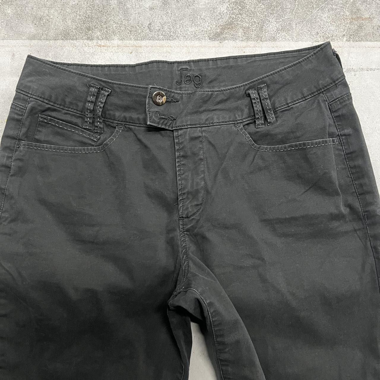 Japanese Brand × Vintage Vintage Y2K/2000s Baggy Wideleg Black Essential Pants! Size US 32 / EU 48 - 3 Thumbnail