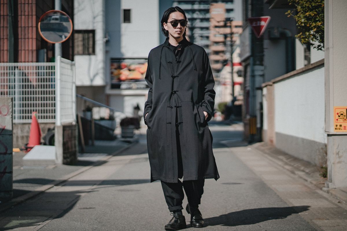 Yohji Yamamoto Yohji Yamamoto Pour Homme Gabardine Double Gauze China Dress Size US L / EU 52-54 / 3 - 5 Thumbnail