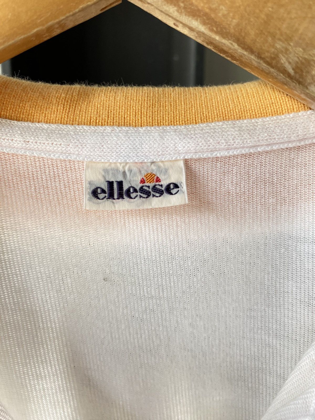 Ellesse Ellesse Orange-Collar Polo Tee with Chest Pattern Size M / US 6-8 / IT 42-44 - 3 Thumbnail